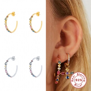 Fashion-Sterling-Silver-  Earrings  -NE2370