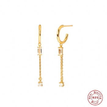 Fashion-Sterling-Silver-  Earrings  -NE2373