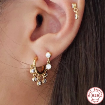 Fashion-Sterling-Silver-  Earrings  -NE2375