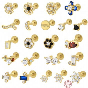 Fashion-Sterling-Silver-  Earrings  -NE2376