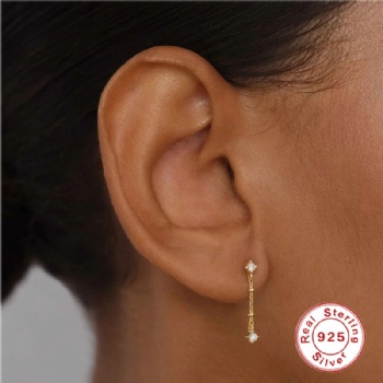 Fashion-Sterling-Silver-  Earrings  -NE2377
