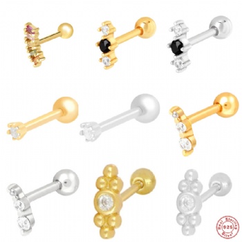 Fashion-Sterling-Silver-  Earrings  -NE2378