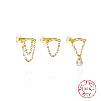 Fashion-Sterling-Silver-  Earrings  -NE2382