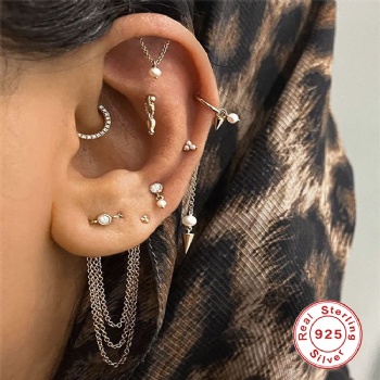 Fashion-Sterling-Silver-  Earrings  -NE2382