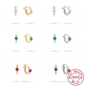 Fashion-Sterling-Silver-  Earrings  -NE2383