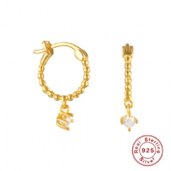 Fashion-Sterling-Silver-  Earrings  -NE2386
