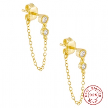 Fashion-Sterling-Silver-  Earrings  -NE2393