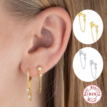 Fashion-Sterling-Silver-  Earrings  -NE2393
