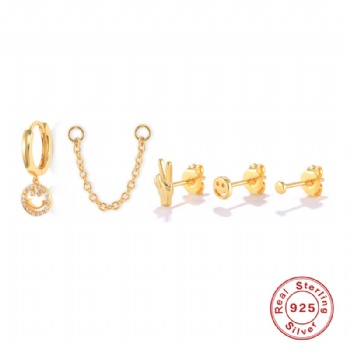 Fashion-Sterling-Silver-  Earrings  -NE2395
