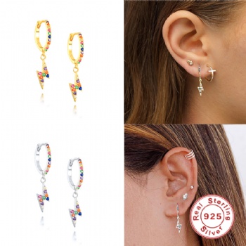 Fashion-Sterling-Silver- Earrings -NE18