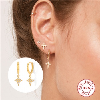 Fashion-Sterling-Silver- Earrings -NE22
