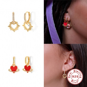 Fashion-Sterling-Silver- Earrings -NE24