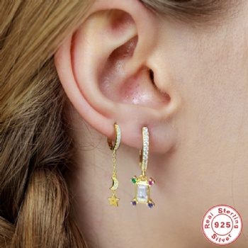 Fashion-Sterling-Silver- Earrings -NE25