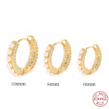 Fashion-Sterling-Silver- Earrings -NE26