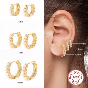 Fashion-Sterling-Silver- Earrings -NE26