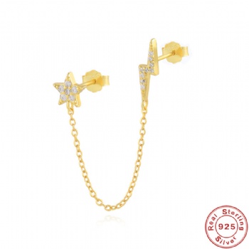 Fashion-Sterling-Silver- Earrings -NE28
