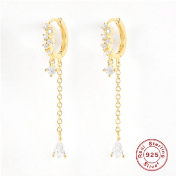 Fashion-Sterling-Silver- Earrings -NE29