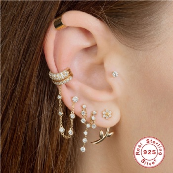 Fashion-Sterling-Silver- Earrings -NE30