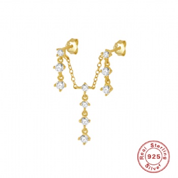 Fashion-Sterling-Silver- Earrings -NE30