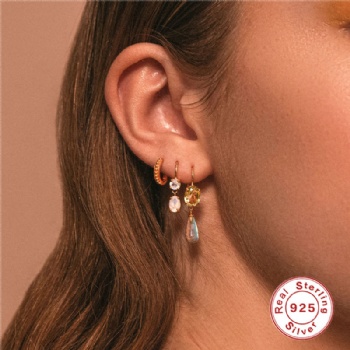 Fashion-Sterling-Silver- Earrings -NE32