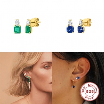 Fashion-Sterling-Silver- Earrings -NE33