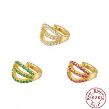 Fashion-Sterling-Silver- Earrings -NE36