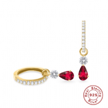 Fashion-Sterling-Silver- Earrings -NE37