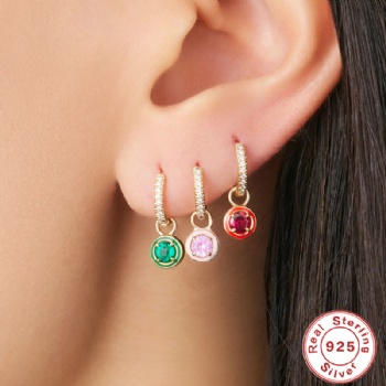 Fashion-Sterling-Silver- Earrings -NE38