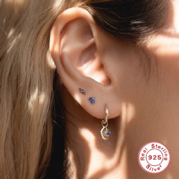 Fashion-Sterling-Silver- Earrings -NE40