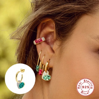 Fashion-Sterling-Silver- Earrings -NE41