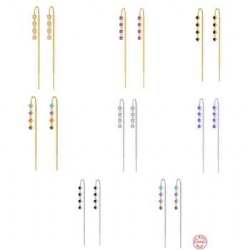 Fashion-Sterling-Silver- Earrings -NE08