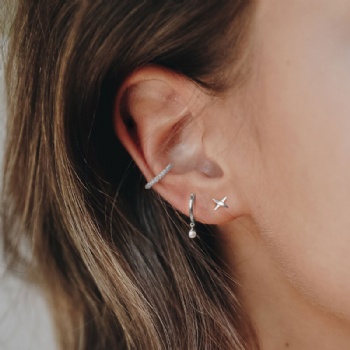 Fashion-Sterling-Silver- Earrings -NE13