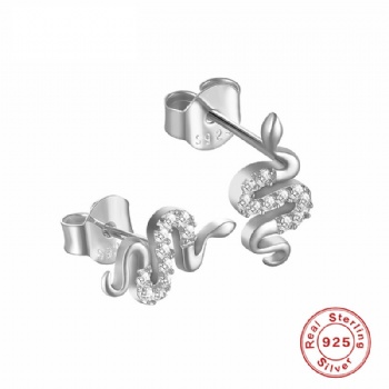 Fashion-Sterling-Silver- Earrings -NE14