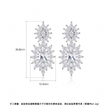 Bridal-Jewelry-Cubic-Zircon-Earrings-E1702