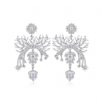 Bridal-Cubic-Zircon-Earrings-E1717